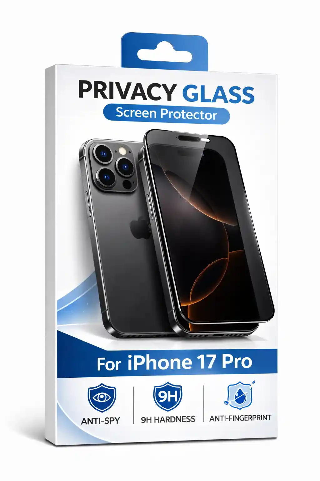  Privacy Glass for iPhone 17 Pro