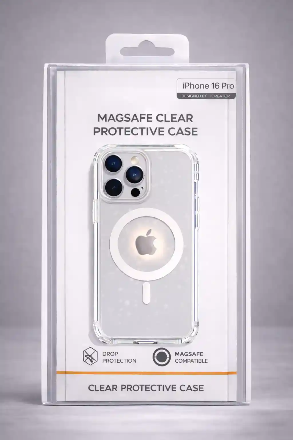  Protective Back Cover With MagSafe For  iPhone 16 Pro