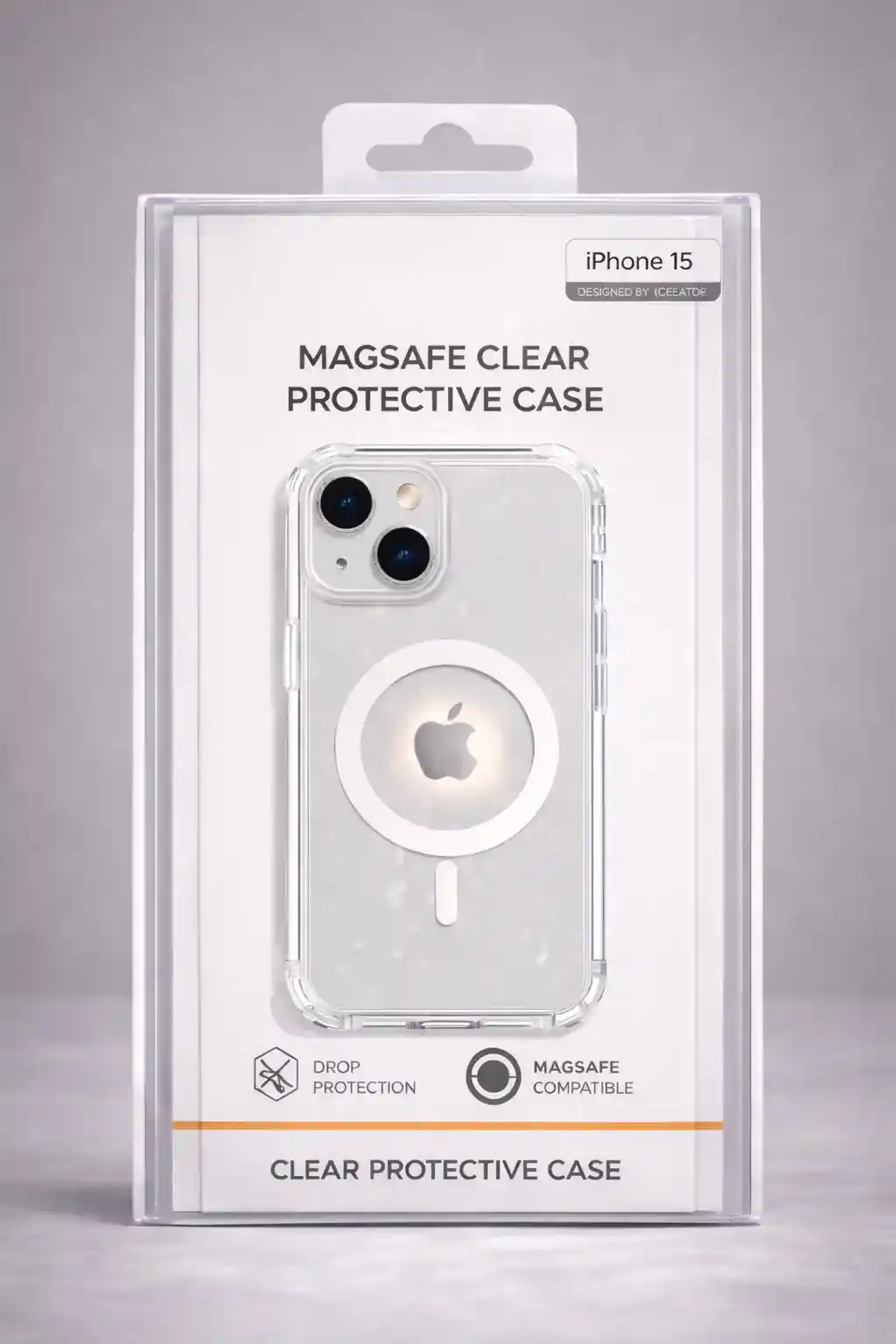    Protective Back Cover With MagSafe For  iPhone 15
