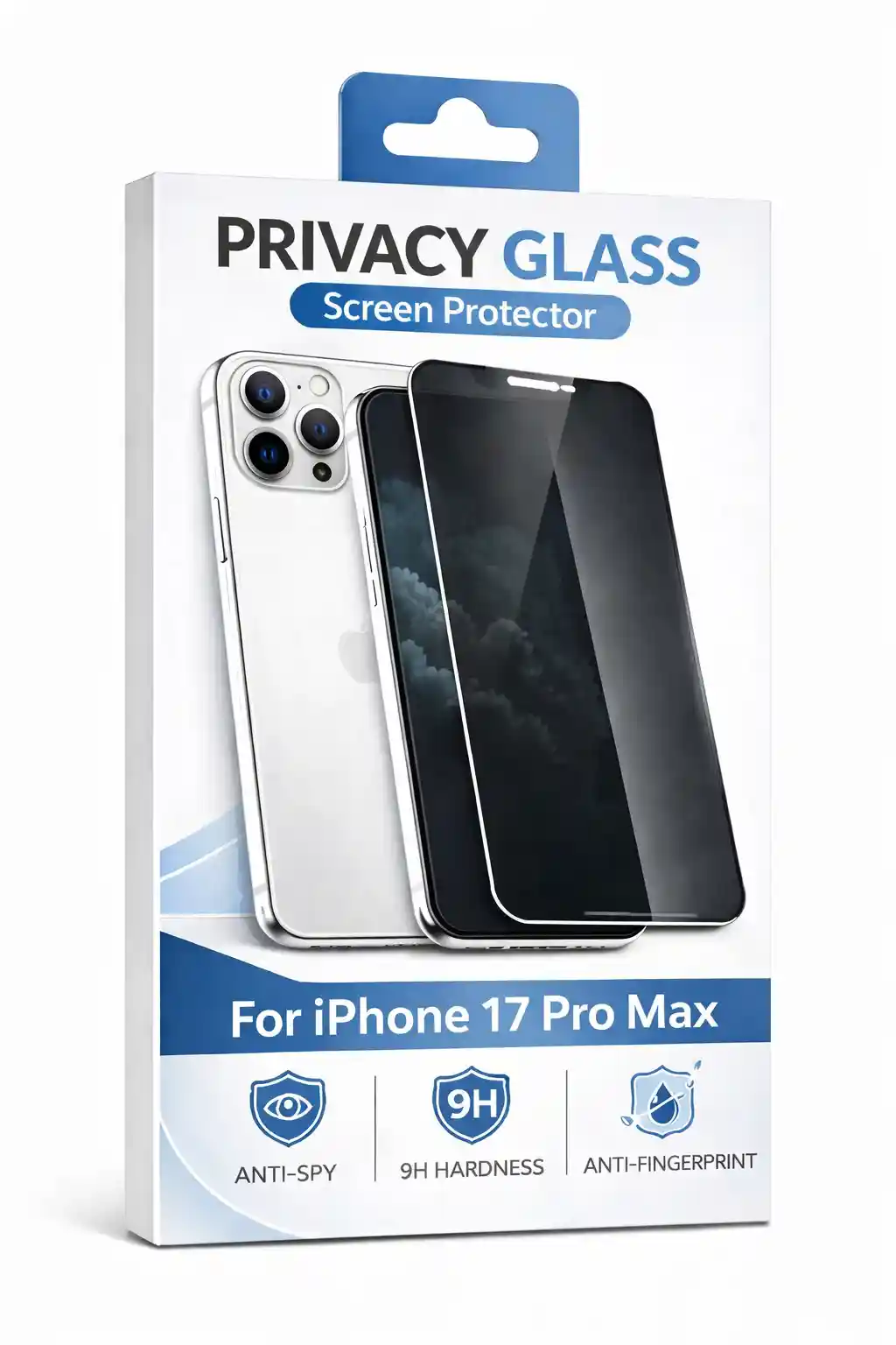  Privacy Glass for iPhone 17 Pro Max